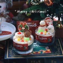 Set di candele profumate natalizie, con candele a forma di Babbo Natale, pupazzo di neve, renna e albero di Natale. Crea un'atmosfera calda e festiva. Ideale come candele da tavola per riunioni familiari, celebrazioni invernali o come regali romantici per amici, bambini e familiari. Decorazioni natalizie, composizioni natalizie