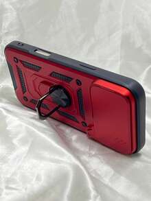 A Stylish Phone Case. Does Not Include A Lanyard Or Stand. Shockproof. Protective Phone Case For IPhone 17 Professional Max For IPhone 16 15 14 13 12 11 Professional Max Plus 17 Air Military Grade Bumper Ring Cover Slide Camera Lens Protector Armor Case Coque Cases For Moto Razr 40 50 Ultra For Galaxy Z Flip 3 4 5 67 For Galaxy Z Fold 3 4 5 67 - 紅色 - 查看 7