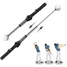 Retractable Swing Trainer, Training Aid And Grip Trainer With Click Feedback Right - Handed - Swing Training Aid Indoor Outdoor Practice Use - ban đầu - Xem 2