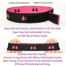 Elastic Headband For Lace Frontal Melt, Lace Melting Band For Lace Wigs, Lace Band Wig Bands For Edges Wig Melt Band, Wigs Supplies, Wig Accessories - Pink - View 8