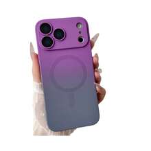 Funda magnética con degradado de color compatible con iPhone 17, 16, 15, 14 Plus, 13, 12, 11 Pro Max