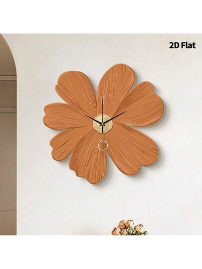 2D Flat 1pc Moderne Creative Home Healing Flowers Wand Clock, Ultra Quiet Quartz Movement, No Ticking Sound, ation Painting Klok Living Room, Bedroom Office, able Watch, Unique Personalized, Clear Reading Time, In Bedroom, Studio, Ho Study, Kitchen Cafe, Perfect Family Friends Room view 2