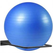 Large Stability Ball Wall RackYoga Ball Storage Rack, Yoga Studio And Home Or Commercial Gym Exercise Ball Equipment Organizer(Black) - Type1 - 查看 4