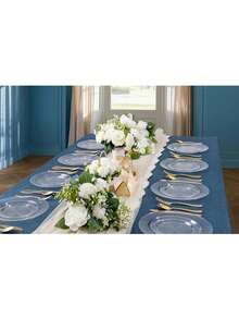 25pieces Of Pure White Round Cake Dessert Plates, High-Looking Fruit Salad Plates, Reusable And Easy To Clean. Great For Weddings, Birthday Parties, Family Gatherings And Outdoor Team Building, Schools, Restaurants, Kitchens, Christmas Tableware