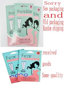 50 件透明防滑粘性贴纸，适用于衬衫领子、女士内衣和内衣防滑 - 隐形防滑胶带无缝胶身体护理，适用于旅行、运动、户外、腰带 - 彩色 - 查看 9