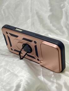 A Stylish Phone Case. Does Not Include A Lanyard Or Stand. Shockproof. Protective Phone Case For IPhone 17 Professional Max For IPhone 16 15 14 13 12 11 Professional Max Plus 17 Air Military Grade Bumper Ring Cover Slide Camera Lens Protector Armor Case Coque Cases For Moto Razr 40 50 Ultra For Galaxy Z Flip 3 4 5 67 For Galaxy Z Fold 3 4 5 67 - 粉色 - 查看 3