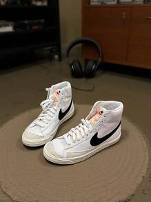 Nike 2025 Nuevas zapatillas casuales para hombres, zapatos deportivos retro para patineta para el verano - Blanco - Ver 8