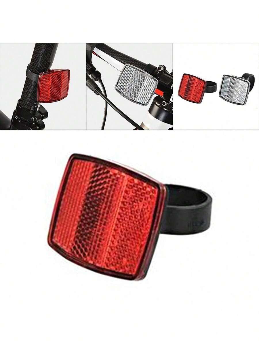 Front Reflector Mountain Bike Rear Warning Strip Night Rack Reflector ...