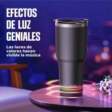 Vaso Térmico 900 Ml Con Bocina Bluetooth Kbod Rad-20431 - Rosa - Ver 6