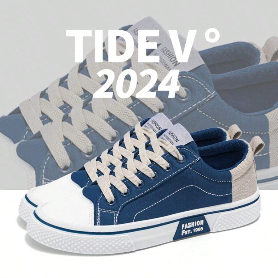 Sporty    Lace Up  Grommet Eyelet    Home - Blue - View 1