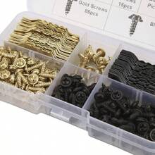 Herrajes para Colgar Cuadros, Piezas de 4 Mm de Doble Orificio. Colgadores de Cuadros de Dientes de Sierra con Kit de Tornillos de 240 Piezas Para Colgar Marco de Fotos Reloj - inicial - Ver 5