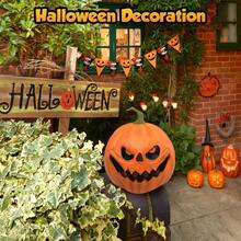 - Mscara de calabaza de miedo para Halloween, mscara de disfraz de cosplay, mscara de cabeza de calabaza de ltex para - inicial - Ver 5