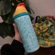 NEW Original 24 Oz/32 Oz Limited Edition Water Bottle, Sports Water Bottle, Leakproof With Pop-Up Lid, Available In A Variety Of Colors, A Water Bottle Designed For Water Drinkers, Suitable For Fitness, Running, School, Halloween, Thanksgiving Day, Christmas Day Gifts, Gift For Her, New Fashion Women Water Bottle For Women - 彩色 - 查看 2