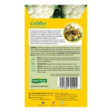 Pack de 6 Semillas de Coliflor Happy Flower – Germinación Garantizada (1 g c/u) - Amarillo - Ver 3