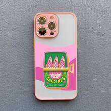 Étui de téléphone amusant avec motif de sardines colorées, compatible avec 16, 15, 14 Pro Max Plus, 13, 12 Mini, 11 Pro Max, XR, XS, X, 7, 8, SE2. Étuis antichocs. Étui compatible avec Samsung Galaxy S17, S17 Pro, S17 Pro Max - noir SDYYS2 7 - Voir 6