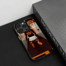 1PC Funda de Teléfono F1 Racing 81 Oscar P-Piastri Funda de Teléfono IMD color plata compatible con  16 15 14 13 12 11 Pro Max Plus, compatible con funda  17, funda  17 Pro, funda  17 Pro Max - z3 - Ver 7