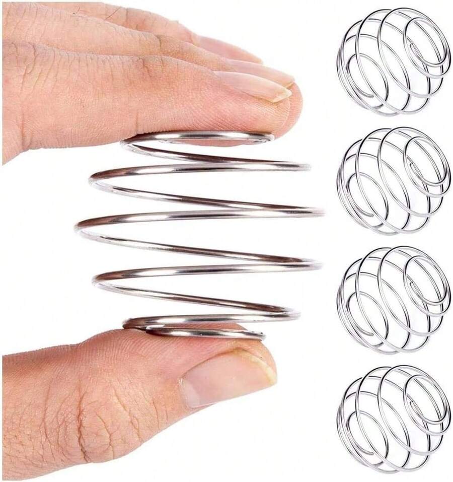 Bodundirect 304 Stainless Steel Shaker Ball Wire Whisk Mixer Mixing Ball Bottle Cup Blend Shaker Bottle For Eggs (4) - Nhiều màu - Xem 1