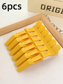 36/24/12/10/7/6/1pc Set Salon Crocodile Clips, Plastic Crocodile Clips, Seamless Bangs Clips, Duck Bill Crocodile Clips, Makeup Artist Side Positioning Clips, Hairstylist Sectioning Clips, Suitable For Salon, Home Or Hotel Travel, Non-Slip Crocodile Clips, Multi-Functional Hair Clips, Hairstyling Tools, Head Accessories, Hair Accessories For Women - Multicolor - View 22