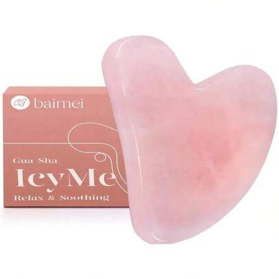 HAHA  Gua Sha Crystal Jade Stone Board For Skincare, Scraping Face Back Massage Relax Therapy Trigger Point Treatment