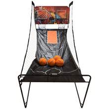 GCCSJ Indoor Basketball Hoop2-Player Electronic Basketball Arcade Game - 8-In-1 Multi-Game Indoor Sports Fun With LED Scoring & 4 Balls, Heavy-Duty Foldable Hoop For Basement, Game Room, Man Cave & Family Game Night (Black) - Black - View 12