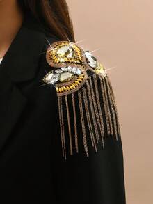 1 buc. Elegant la modă, unic, personalizat, cu ciucuri aurii, accesoriu pentru bărbați, potrivit pentru naveta zilnică de afaceri