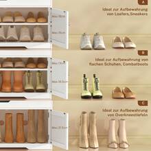 36,2-Zoll-Schuhbank mit anhebbarem Stauraum, Aufbewahrungsbank mit gepolstertem Sitzkissen, Eingangsbank mit 2 verstellbaren Regalen, für Eingangsbereich, Wohnzimmer, Schlafzimmer