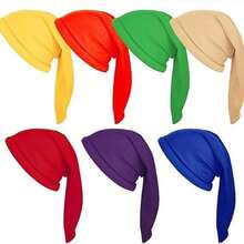 Set de 1 pălărie de pitic din poliester pentru petreceri, pălărie colorată pentru costumul celor șapte pitici - lavabilă la mașină, potrivită pentru sărbătorirea burlacilor și a absolvirilor, temă prințesă, decor de sărbători de Crăciun și Halloween - fără pene