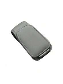 Multifunctional Car Clip Car Holder Leather Car Interior Visor Storage Box Car Clip Card Holder - Black - View 2