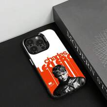 1 pezzo Custodia per telefono di Charles Leclerc 16 F1, custodia per telefono con guscio d'argento IMD compatibile con 16, 15, 14, 13, 12, 11 Pro Max Plus, custodia compatibile con 17, 17 Pro, 17 Pro Max