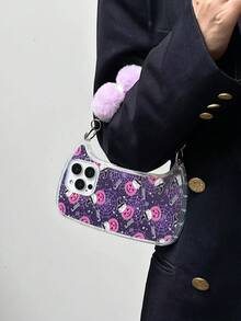 حافظة هاتف مقاومة للصدمات مطبوعة بألوان الهالوين مع سلسلة معلقة، متوافقة مع أجهزة 14/14 برو ماكس، 13/13 برو/13 برو ماكس، 11/11 برو ماكس، 12/12 برو، 12 برو ماكس، XR، 15/15 برو ماكس، 16/16 برو ماكس، 17/17 برو، 17 إير، 17 برو ماكس