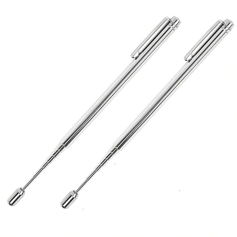 2 piezas de Varillas de Radiestesia de Acero Inoxidable, Varillas Adivinatorias para Caza de Fantasmas, Varillas Radiestésicas para Agua, Oro, Sanación Energética, Tesoros Paranormales, Artículos Enterrados - Plateado - Ver 1