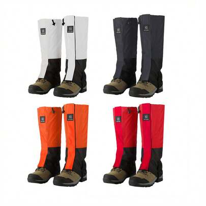1pair Breathable Waterproof Leg Gaiters For Hiking, Hunting, Walking, Climbing, And Skiing - Mountain Climbing Gaiters For Men And Women