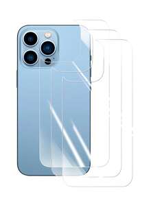 3 件高清高铝钢化玻璃屏幕保护膜适用于 Apple 14 6.1、13、13 Pro 6.1、15、15 Pro Max、16、16 Pro、16 Pro Max、17、17 Pro、17 Pro Max、AIR - 無色 - 查看 21