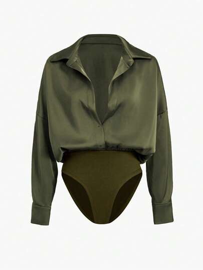 Freeform Summer New V-Neck Women's Shirt, Autumn/Winter Elegant Casual Business Commuter Cardigan Blouse, Buttercup Color, High-End Versatile Slim Cute Top, Korean Style, Size Runs Large Recommend Ordering One Size Down