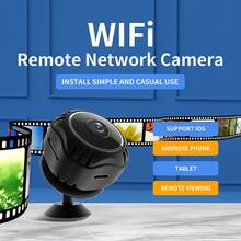 1 Stück Mini Sicherheitskamera, kabellose WLAN versteckte Spionagekamera für Heim- und Büroüberwachung, Nachtsicht Bewegungserkennung kleine Nanny-Kamera