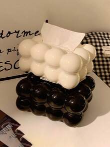 1 Stück großvolumige elegante Wolken Taschentuchbox, moderne luxuriöse Wolken Taschentuchspender, ideales Geschenk zu Weihnachten, Halloween, Erntedankfest, Ostern, geeignet für Wohnzimmer, Schlafzimmer, Esszimmer, Badezimmer, 2 Farboptionen