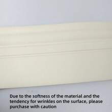 1 Roll 9.8cm X 2m Self-Adhesive Baseboard, Removable And Reusable Flexible Baseboard Trim, Suitable For Bedroom, Living Room, Dining Room, Wall Decor, Home Decoration