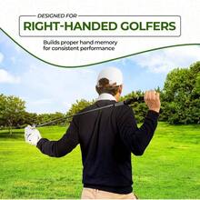 Right - Hand Grip Trainer U2013 Swing Training Aid Hand Positioning Anti - Slip Grip Trainer Beginners Pros Improve Accuracy, Power Consistency - 黑色高爾夫握把訓練器 - 查看 7