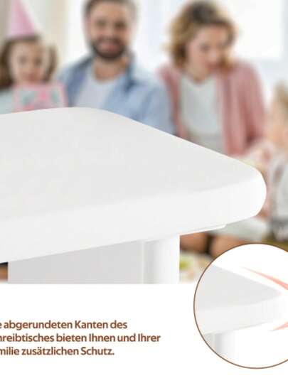 Moderne Bureau 117*50*74 Cm Wit Full Lacquer Finish, Cloud Shape, Drawers, Thickened Tabletop Legs, Rounded Curves, Stable Fully Lacquered, French view 3