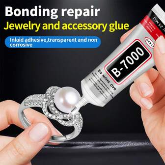 1/2 件 15ml/25ml 通用珠宝胶水，DIY 亚克力钻石珠宝和手机屏幕装饰透明粘合剂，适用于珠宝制作、串珠工艺品、手机屏幕维修和各种粘合用途