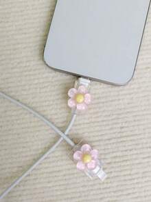 Ladekopf Schutzhülle Kabel Schutz Kabel Schutz Set, TPU Kabel Schutz Draht Schutz Zubehör ohne Batterie kompatibel mit Apple Telefon Datenkabel Schutz Set Ladegerät Schutz Essenzielles Datenkabel Essenzielles Handy Zubehör