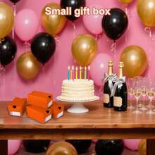 24pcs Mini Shoe Gifts Boxes Durable Small Sneaker Gifts Boxes Funny Sports Theme Party Decoration Supplies Suitable For Cookies Chocolate Candy Orange - trái cam - Xem 6
