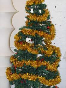 1 لفة من شرائط ألوان عيد الميلاد إكليل صناعي عيد الميلاد عصا ذهبية ديكور حفلة الزفاف، ديكور عيد الميلاد ديكور شجرة عيد الميلاد عصا ذهبية، ديكور منزل عيد الميلاد ديكورات عيد الميلاد ديكور غرفة الشتاء هدايا عيد الميلاد ديكورات المنزل - متعدد الألوان - مشاهدة 6