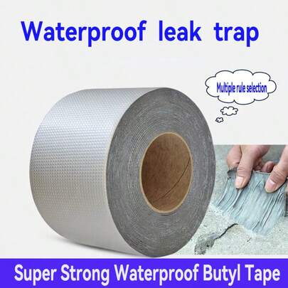 Super Strong Waterproof Nitrile Tape - Heat Resistant, For Leak-Sealing On Roofs, Pipes, And Walls