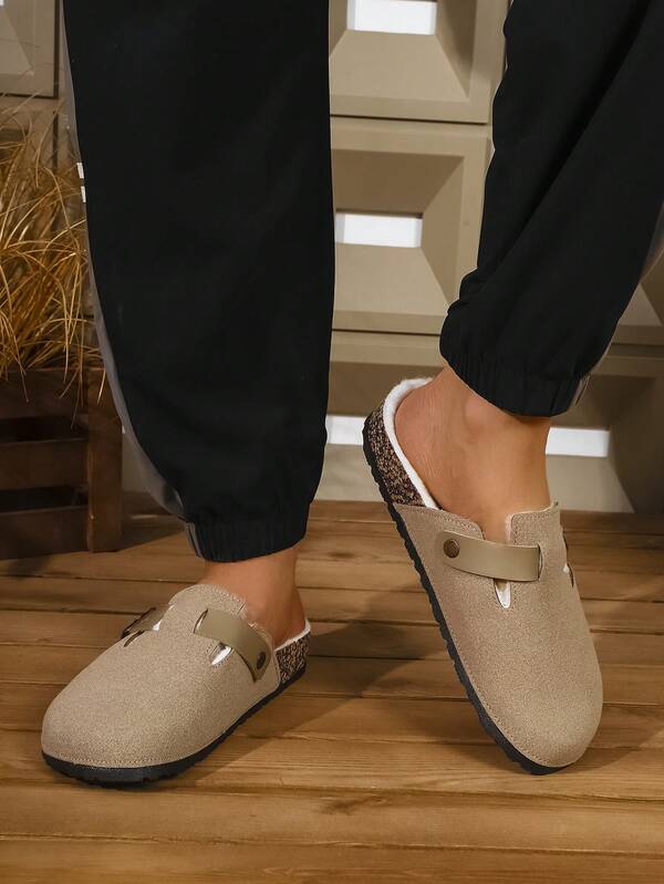 Pantoufles style daim décontractées pour hommes et adolescents garçons, texture de liège souple réglable, respirantes et confortables, convenant pour l'intérieur, l'extérieur, la plage, cadeau pour anniversaire, printemps/automne