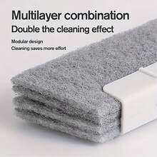 1 st multifunktionell spårrengöringsborste, skjutdörrsskenrengöring, fönsterbräde, kakellinje, persienner, tangentbordsrengöringsborste