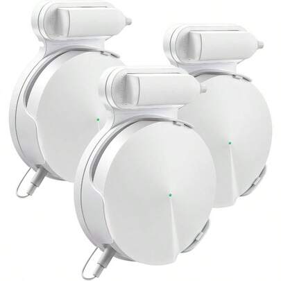 - Cajas de almacenamiento de pared para TP - Link Deco M5, adecuadas para clasificar enrutadores Wi - Fi en el hogar, soportes de pared que son fciles de instalar en la celda color blanco - 3 unidades