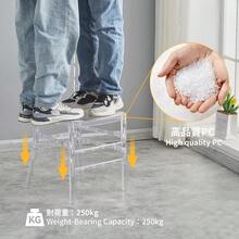 Clear Chiavari Chairs Transparent Acrylic Plastic Chair Accent Arml Dining Chairs Sturdy Chiavari Chair For Kitchen Party Event Wedding Banquet Rental Busin - Ghế Chiavari trong suốt 1 chiếc - Xem 6