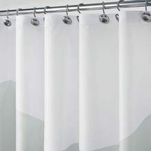 Popular Ombre Blue Fabric Contemporary Shower Curtains For Bathroom Dcor - 墨綠色 - 查看 2