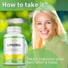 BUPORAI Cápsulas Lipozem: Apoyo avanzado para el control de peso, salud intestinal y quema de grasa - 120 unidades - 120 cápsulas - Ver 4